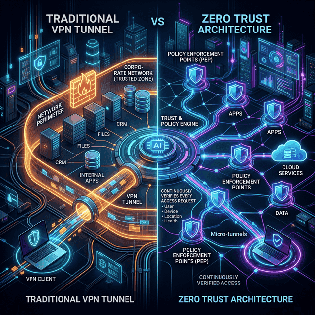 Эволюция от VPN к Zero Trust Architecture